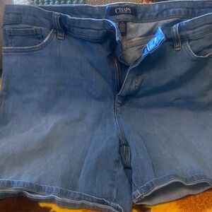 Chaps Classic Blue Jean Shorts for Men